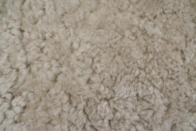 Scandinavian Easy Chairs in Sheepskin with Ottomans Scandinavia ca 1950s