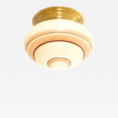 Scandinavian Flush Mount Ceiling Light 1950s