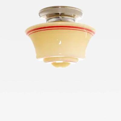 Scandinavian Flush Mount Ceiling Light 1950s