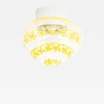 Scandinavian Flush Mount Ceiling Light 1950s