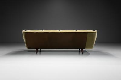 Scandinavian Four Seater Green Sofa Scandinavia Mid 20th Century