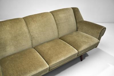 Scandinavian Four Seater Green Sofa Scandinavia Mid 20th Century