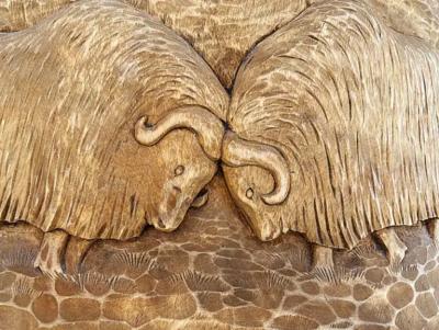 Scandinavian Hand Carved Kubbestol Chair Norway or Denmark