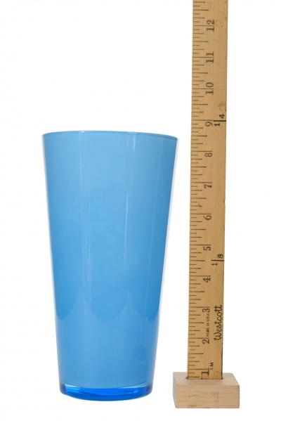 Scandinavian Mid Century Blue Glass Vase