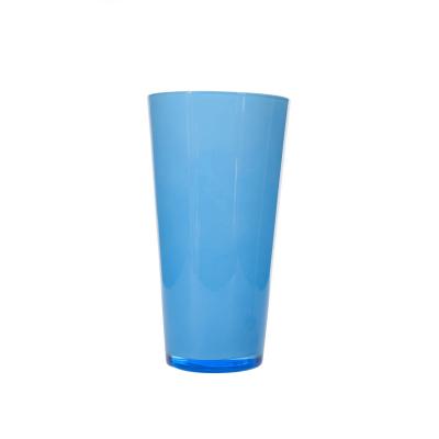 Scandinavian Mid Century Blue Glass Vase