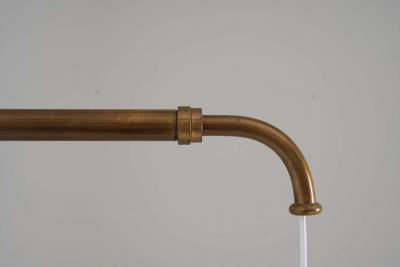 Scandinavian Mid Century Brass Wall Lamp