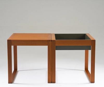 Scandinavian Mid Century Flower Tables in Teak