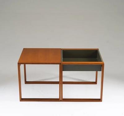 Scandinavian Mid Century Flower Tables in Teak