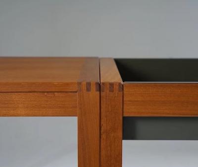 Scandinavian Mid Century Flower Tables in Teak