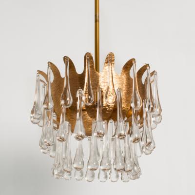 Scandinavian Mid Century Gilt Crown Pendant