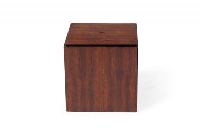 Scandinavian Mid Century Magic Puzzle Cube Danish Roosewood Nesting Tables