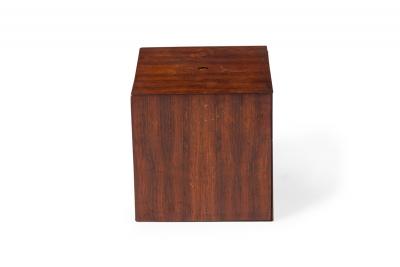 Scandinavian Mid Century Magic Puzzle Cube Danish Roosewood Nesting Tables