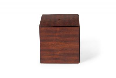 Scandinavian Mid Century Magic Puzzle Cube Danish Roosewood Nesting Tables