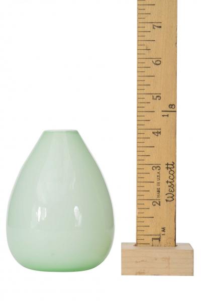 Scandinavian Mid Century Mint Green Glass Bud Vase