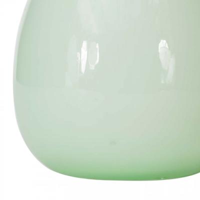 Scandinavian Mid Century Mint Green Glass Bud Vase