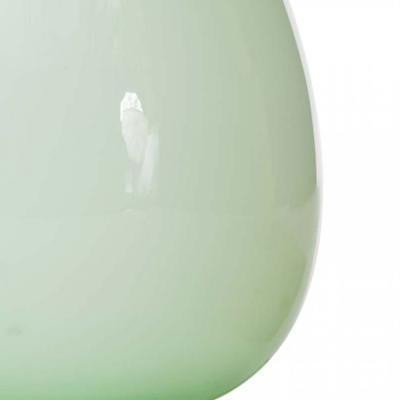Scandinavian Mid Century Mint Green Glass Bud Vase