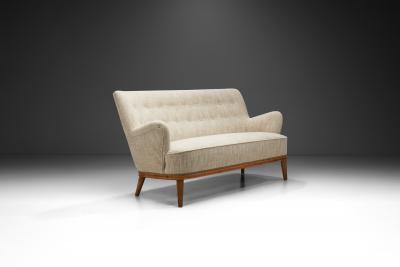 Scandinavian Mid Century Modern Three Seater Sofa Scandinavia 1950s