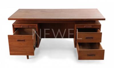 Scandinavian Mid Century Teak Wood Desk