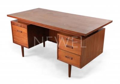 Scandinavian Mid Century Teak Wood Desk