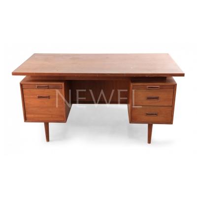 Scandinavian Mid Century Teak Wood Desk