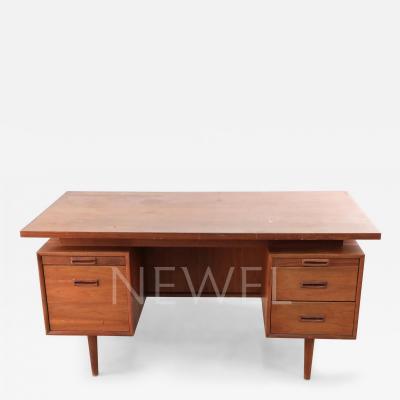 Scandinavian Mid Century Teak Wood Desk