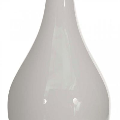 Scandinavian Mid Century White Glass Bud Vase