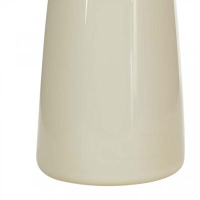 Scandinavian Mid Century White Glass Bud Vase