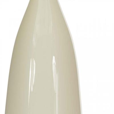 Scandinavian Mid Century White Glass Bud Vase
