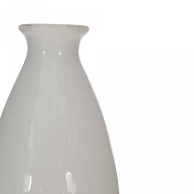 Scandinavian Mid Century White Glass Bud Vase