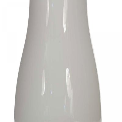 Scandinavian Mid Century White Glass Vase