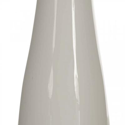 Scandinavian Mid Century White Glass Vase