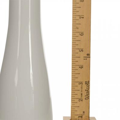 Scandinavian Mid Century White Glass Vase