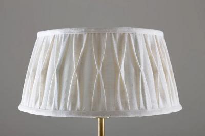 Scandinavian Midcentury Floor Lamp in Brass and Wood