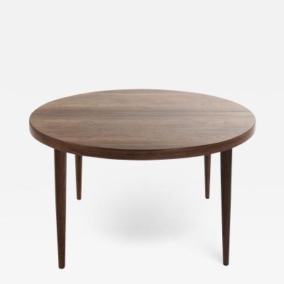 Scandinavian Modern Breakfast Table in Rosewood by Harry stergaard 1960s