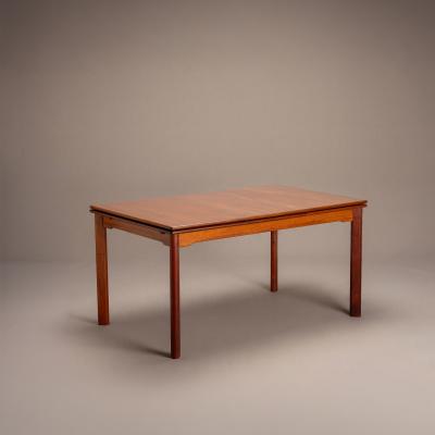 Scandinavian Modern Danish Teak Extendable Dining Table