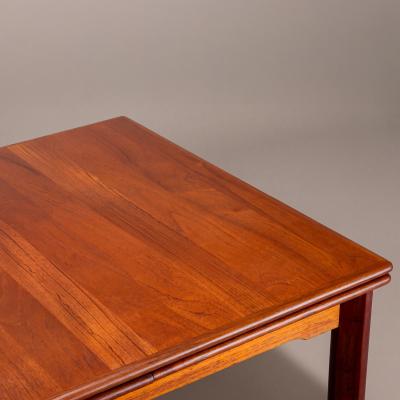 Scandinavian Modern Danish Teak Extendable Dining Table