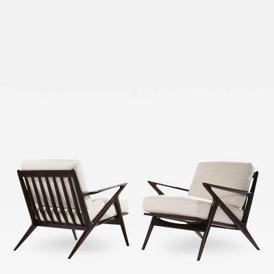 Scandinavian Modern Lounge Chairs by Poul Jensen