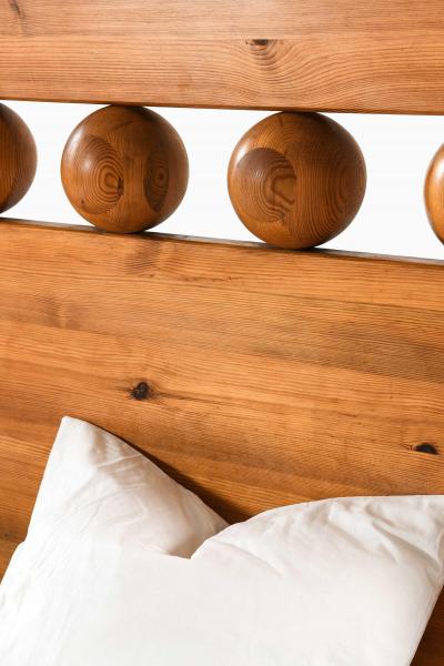Scandinavian Modern Pine Bed Frame 1970s