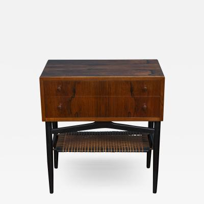 Scandinavian Modern Rosewood Small Console Table