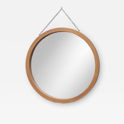 Scandinavian Modern Round Wall Mirror