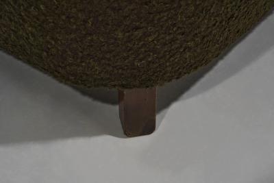 Scandinavian Modern Sofa with Dark Green Upholstery Scandinavia 1940s