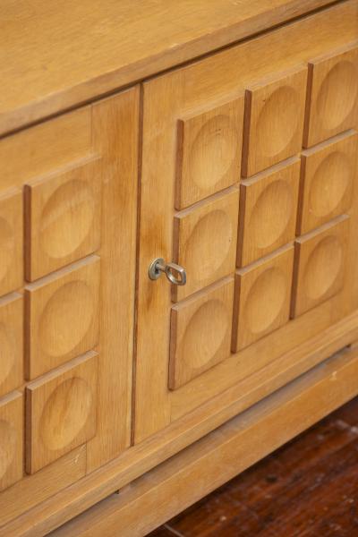 Scandinavian Modern Solid Oak Credenza or Cabinet