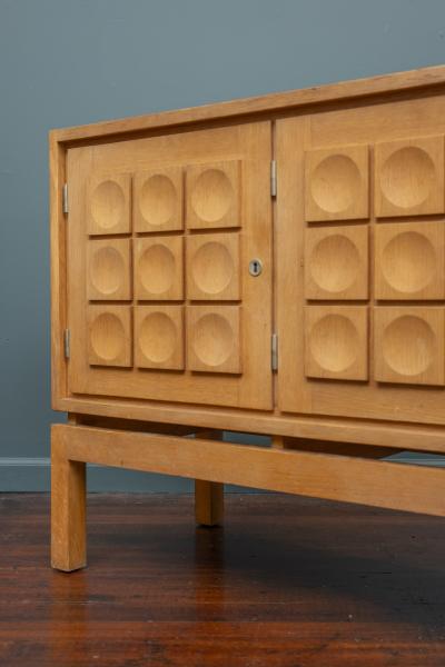 Scandinavian Modern Solid Oak Credenza or Cabinet