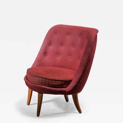 Scandinavian Modern asymmetrical chair