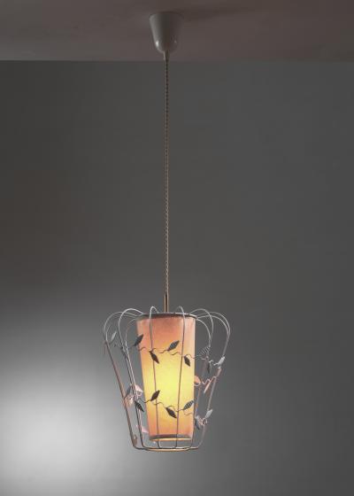 Scandinavian Modern cage pendant