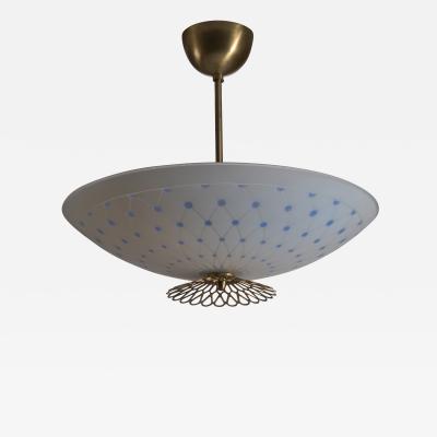 Scandinavian Modern frosted glass pendant