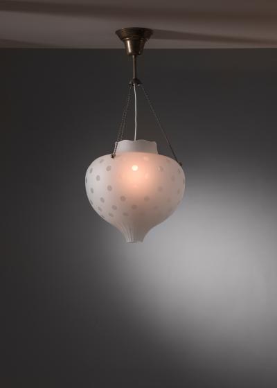 Scandinavian Modern frosted glass pendant lamp
