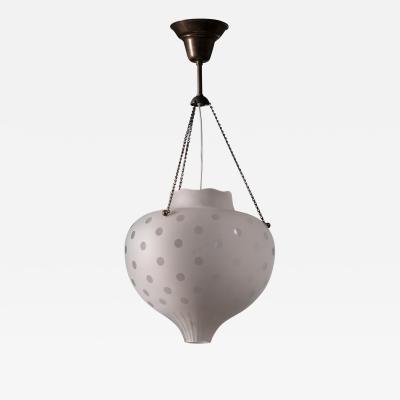 Scandinavian Modern frosted glass pendant lamp