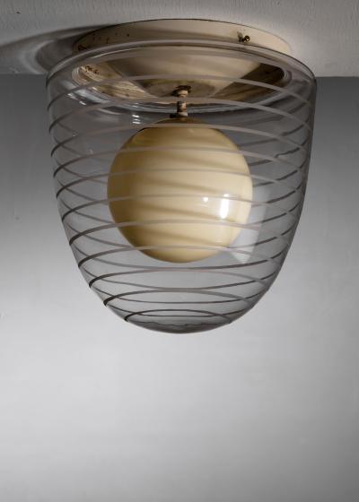 Scandinavian Modern glass ceiling lamp