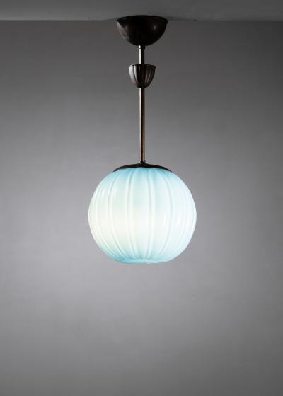 Scandinavian Modern glass pendant